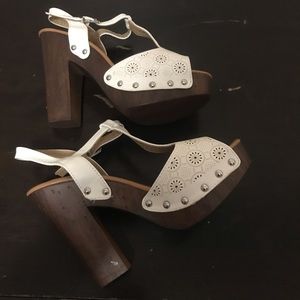 Women’s NEW Top Moda Size 6.5 Platform BoHo Heels